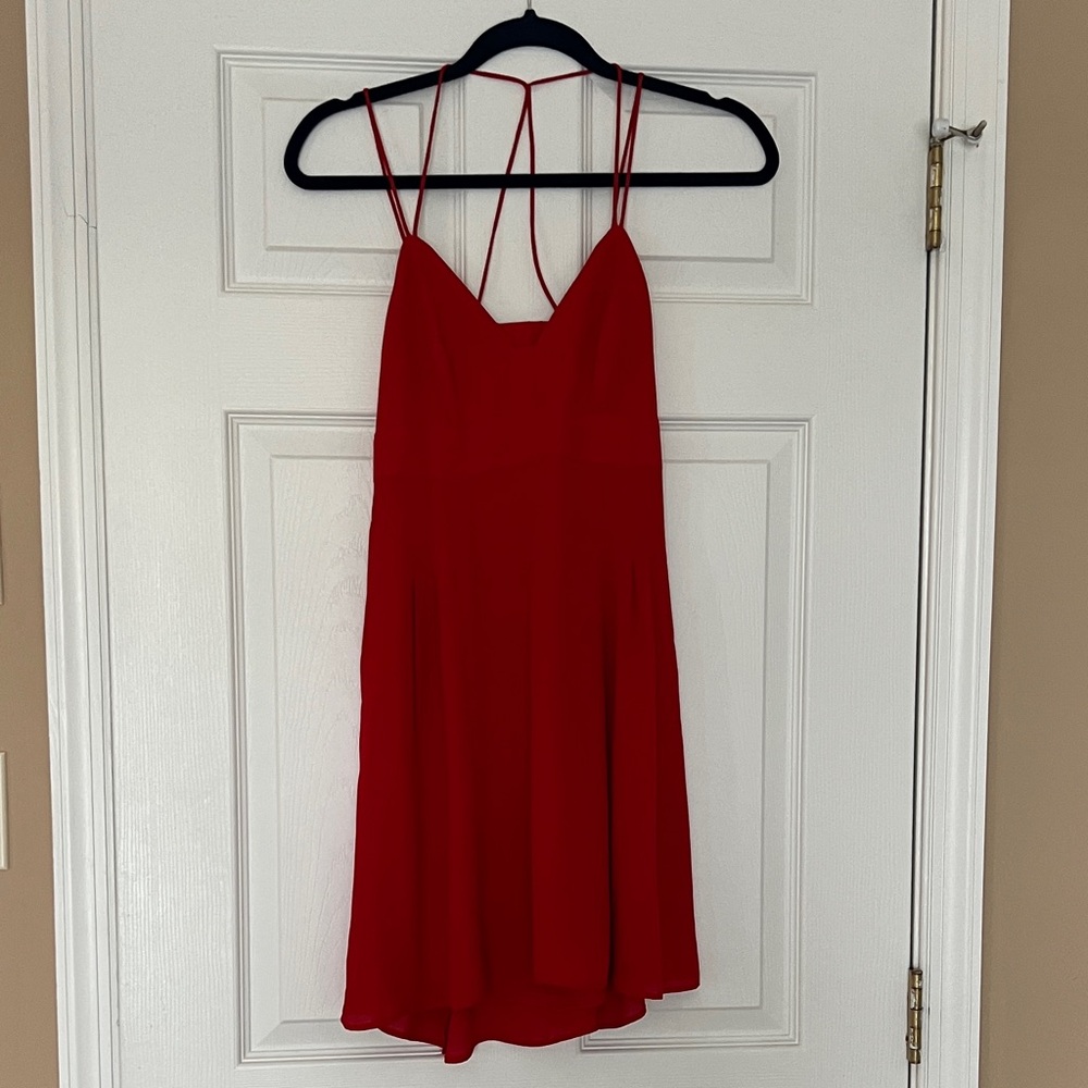 Express Vibrant Red Mini Dress - NWOT